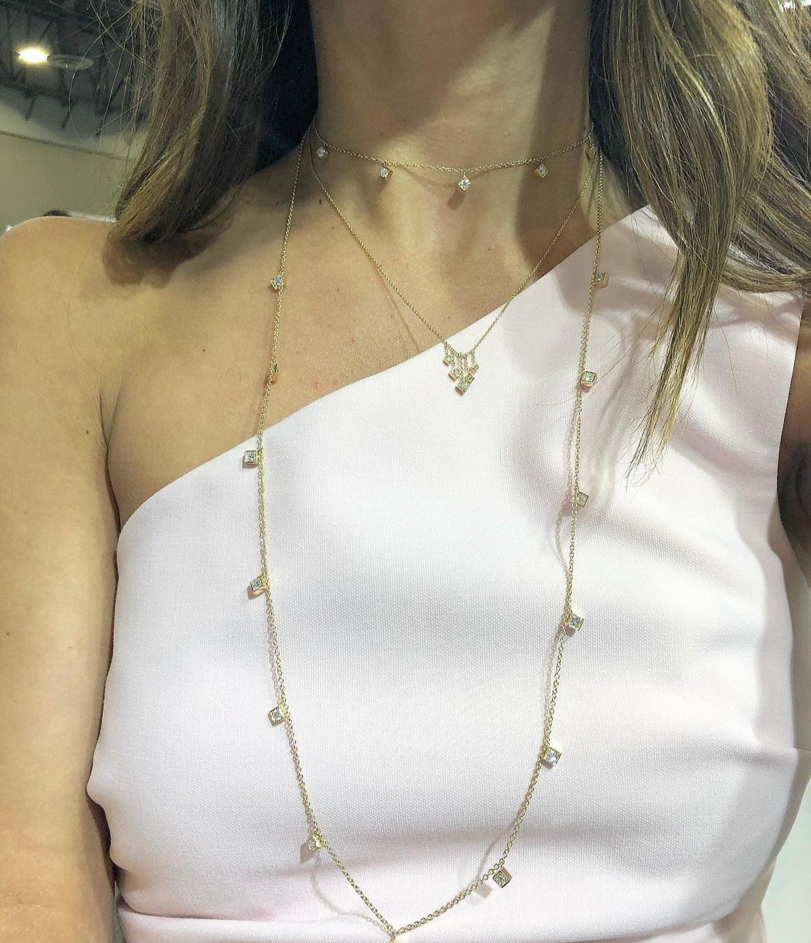 Lex Diamond By The Yard Necklace