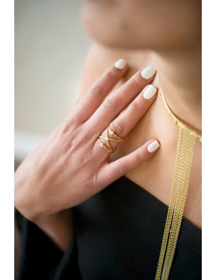 *Award Winning* Lex Diamond "X" Ring