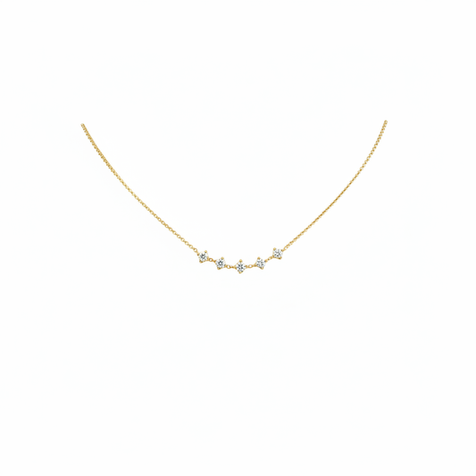 Flawless Graduated Diamond Necklace Small