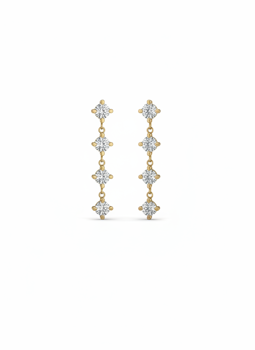 Flawless Mid Drop Earrings