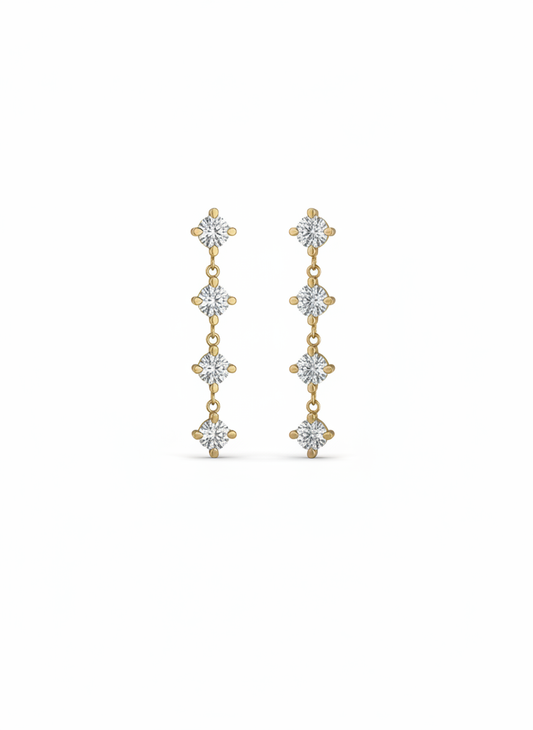 Flawless Mid Drop Earrings