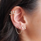Lex Triple Diamond Earcuff