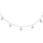 Lex Five Diamond Motif Necklace