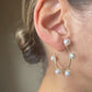Diana Small Pearl Hoops