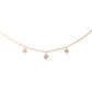 Lex Triple Diamond Necklace