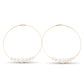 Diana Large Endless Pearl Hoops
