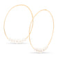 Diana Large Endless Pearl Hoops