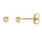Stanley Diamond Heart Stud