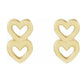 Double The Love Studs