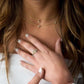 "Tri"angle Triple Diamond Necklace